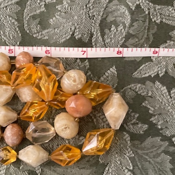 1960's Three Strand Bead Necklace - Picture 6 of 7